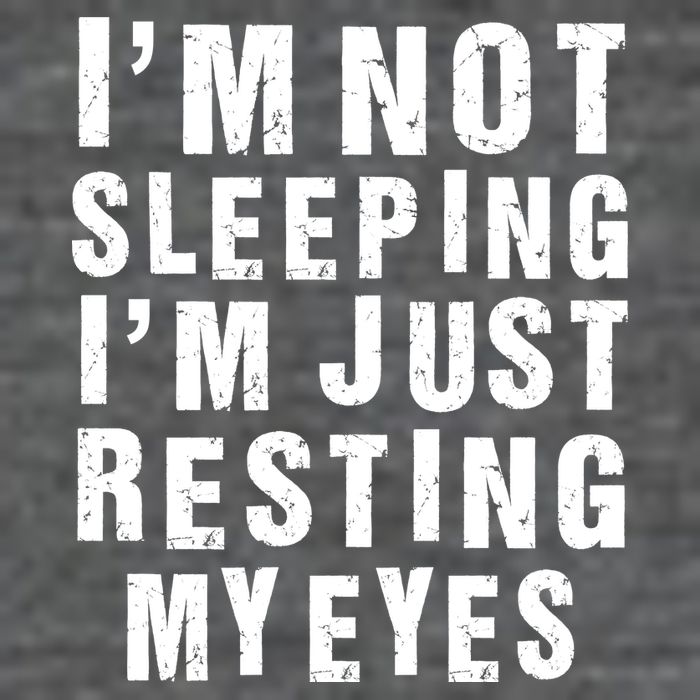 I'm Not Sleeping Just Resting My Eyes Mousepad
