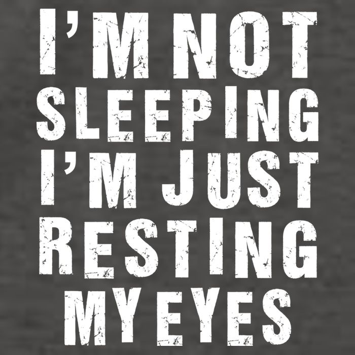 I'm Not Sleeping Just Resting My Eyes Vector Backpack