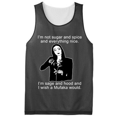 I'm Not Sugar And Spice Funny Meme Mesh Reversible Basketball Jersey Tank