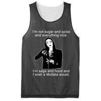I'm Not Sugar And Spice Funny Meme Mesh Reversible Basketball Jersey Tank