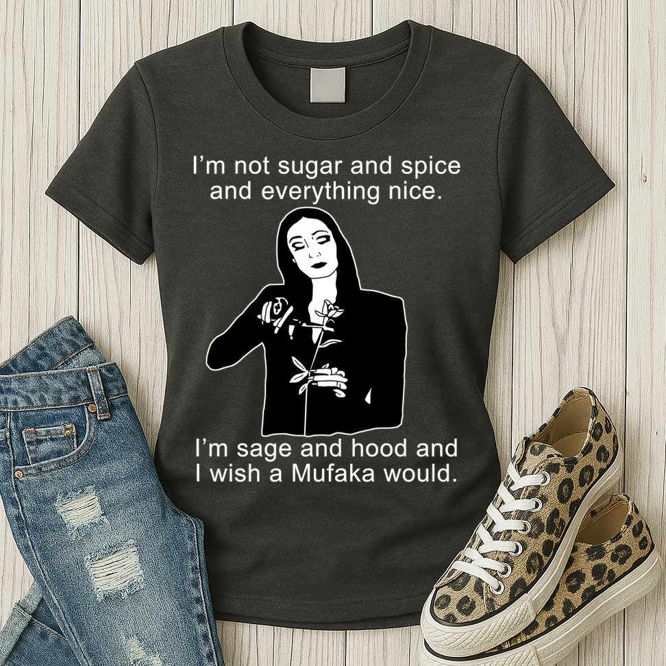 I'm Not Sugar And Spice Funny Meme Womens T-Shirt