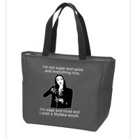 I'm Not Sugar And Spice Funny Meme Zip Tote Bag