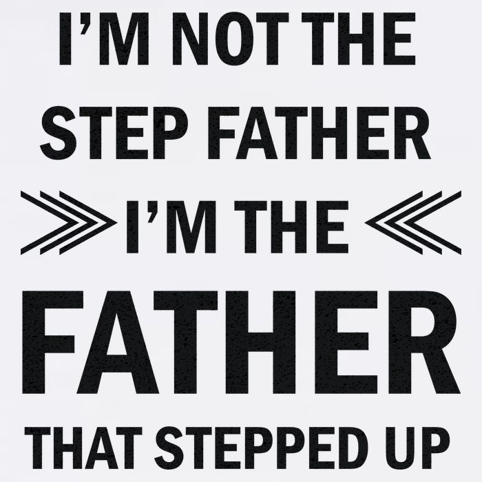 I'm Not The Step Father I'm The Father That Stepped Up Garment-Dyed Sweatshirt
