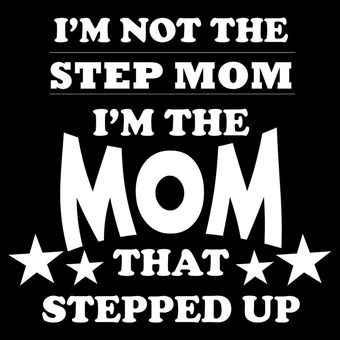I'm Not The Step Mom I'm The Mom That Stepped Up Zip Tote Bag