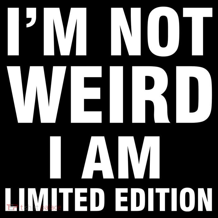 I'm Not Weird I Am Limited Edition 7-Panel Snapback Hat