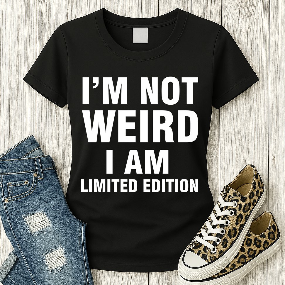 I'm Not Weird I Am Limited Edition Womens T-Shirt