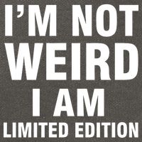 I'm Not Weird I Am Limited Edition Cotton Canvas Backpack