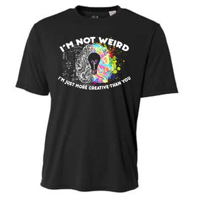 I'm Not Weird I'm Just More Creative Than You Cooling Performance Crew T-Shirt