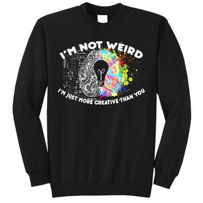 I'm Not Weird I'm Just More Creative Than You Sweatshirt