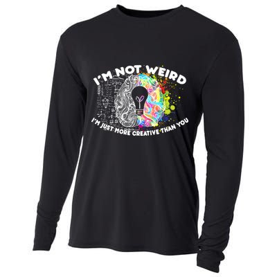 I'm Not Weird I'm Just More Creative Than You Cooling Performance Long Sleeve Crew