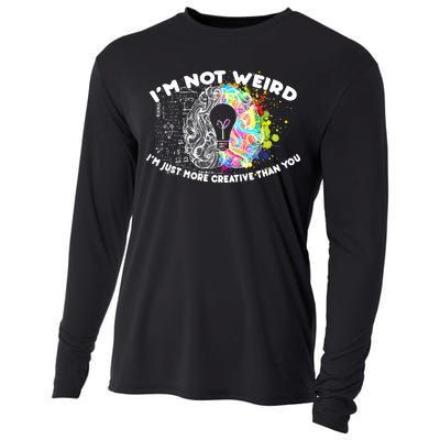 I'm Not Weird I'm Just More Creative Than You Cooling Performance Long Sleeve Crew