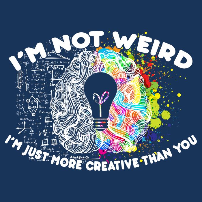 I'm Not Weird I'm Just More Creative Than You Infant Baby Jersey Bodysuit