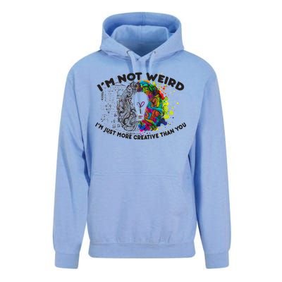 I'm Not Weird I'm Just More Creative Than You Unisex Surf Hoodie