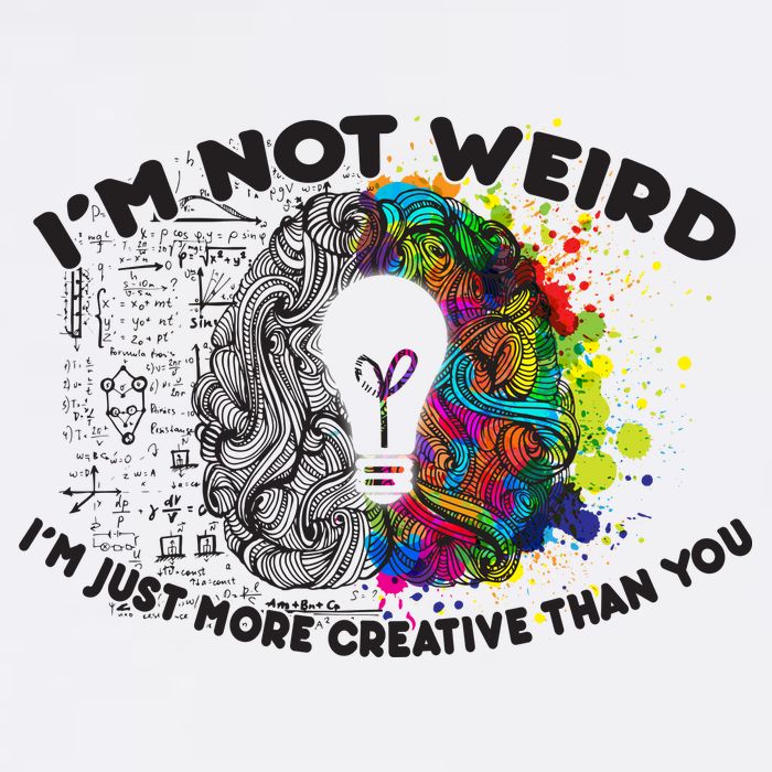 I'm Not Weird I'm Just More Creative Than You Garment-Dyed Sweatshirt