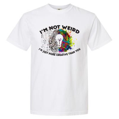 I'm Not Weird I'm Just More Creative Than You Garment-Dyed Heavyweight T-Shirt