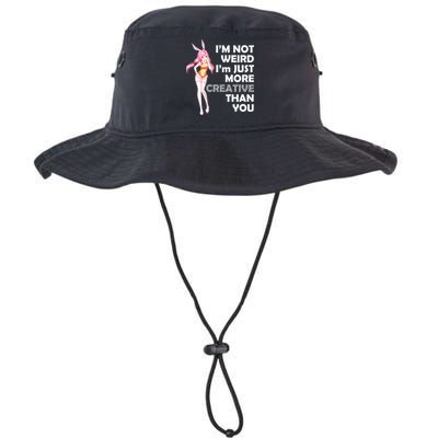 I'm Not Weird I'm Just More Creative Than You Anime Girl Bucket Hat
