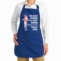 I'm Not Weird I'm Just More Creative Than You Anime Girl Apron