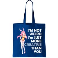 I'm Not Weird I'm Just More Creative Than You Anime Girl Bag
