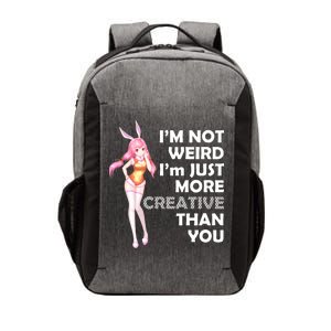 I'm Not Weird I'm Just More Creative Than You Anime Girl Vector Backpack