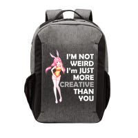 I'm Not Weird I'm Just More Creative Than You Anime Girl Vector Backpack