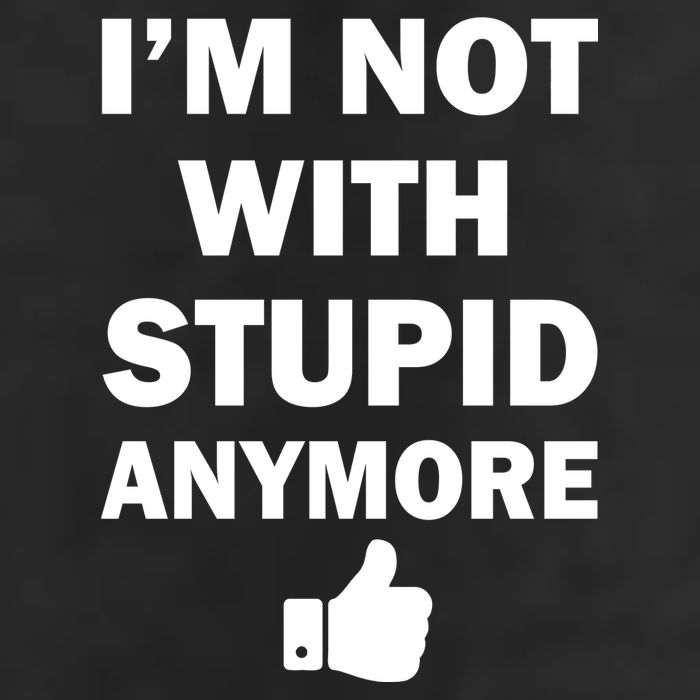 I'm Not With Stupid Anymore 15oz Campfire Ceramic Mug