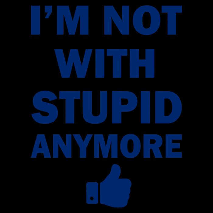 I'm Not With Stupid Anymore 16oz Travel Tumbler