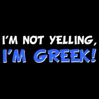 I'm Not Yelling, I'm Greek! Sustainable Bucket Hat