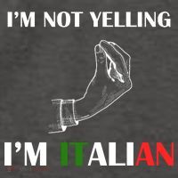 I'm Not Yelling I'm Italian Vector Backpack