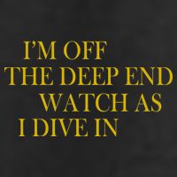 I'm Off The Deep End Watch As I Dive In Cool Comfort Performance Bucket Hat