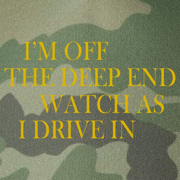 I'm Off The Deep End Watch As I Drive In Legacy Tie Dye Trucker Hat