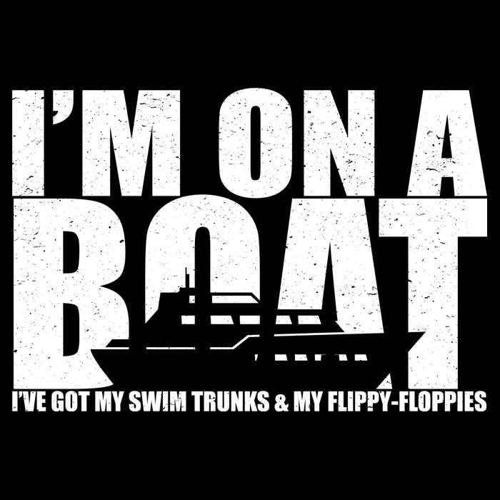 I'm On A Boat Funny Cruise Vacation Flexfit Unipanel Trucker Cap