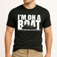 I'm On A Boat Funny Cruise Vacation Cooling Performance Crew T-Shirt