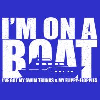 I'm On A Boat Funny Cruise Vacation Ladies Long Sleeve Shirt