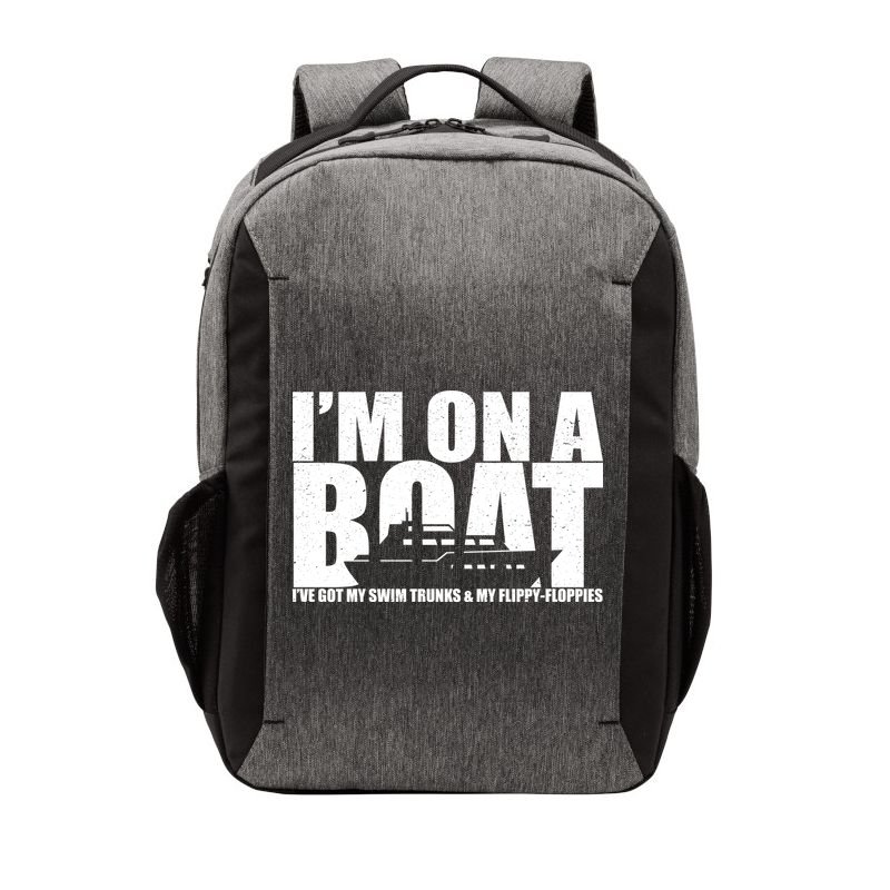 I'm On A Boat Funny Cruise Vacation Vector Backpack