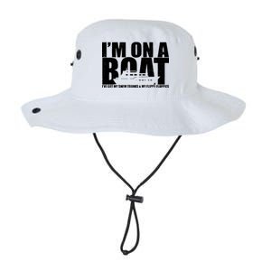 I'm On A Boat Funny Cruise Vacation Legacy Cool Fit Booney Bucket Hat