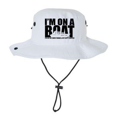 I'm On A Boat Funny Cruise Vacation Legacy Cool Fit Booney Bucket Hat