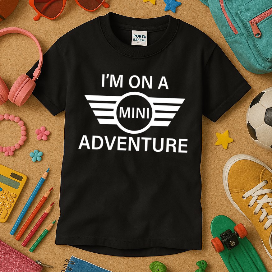 I'm On A Mini Adventure Kids T-Shirt