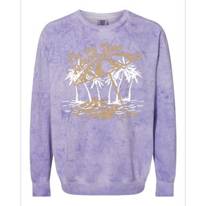 I'm On Island Time Colorblast Crewneck Sweatshirt