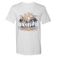 I'm On Island Time V-Neck T-Shirt