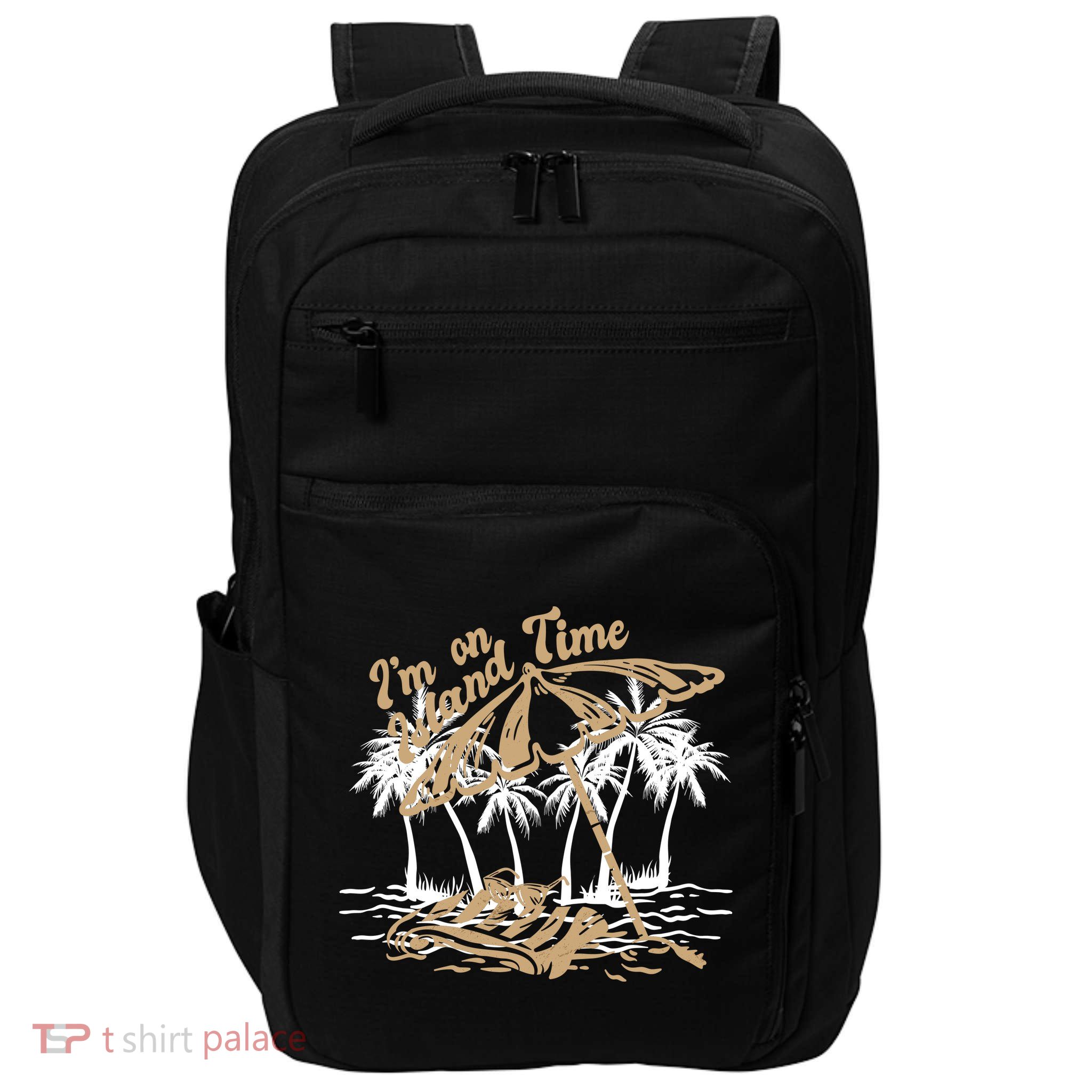 I'm On Island Time Impact Tech Backpack