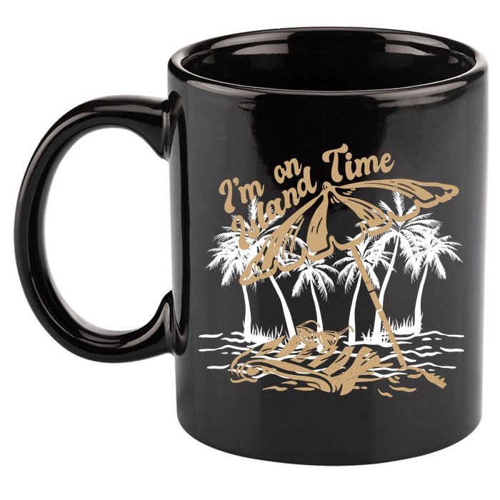 I'm On Island Time 11oz C Handle Ceramic Mug