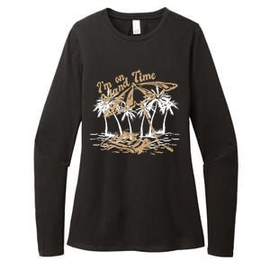 I'm On Island Time Womens CVC Long Sleeve Shirt