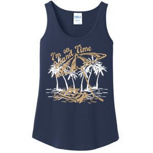 I'm On Island Time Ladies Essential Tank