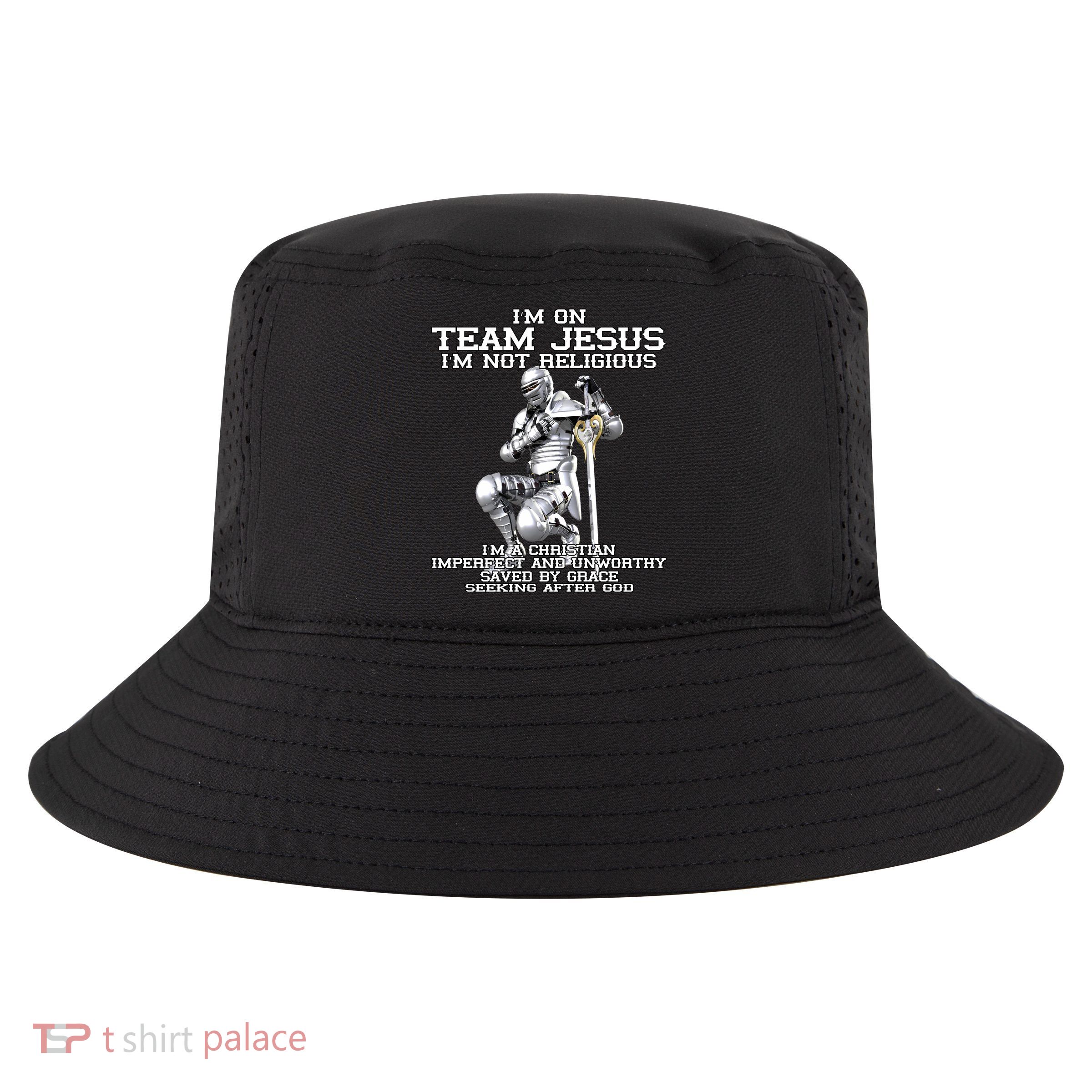 I'm On Team Jesus Cool Comfort Performance Bucket Hat