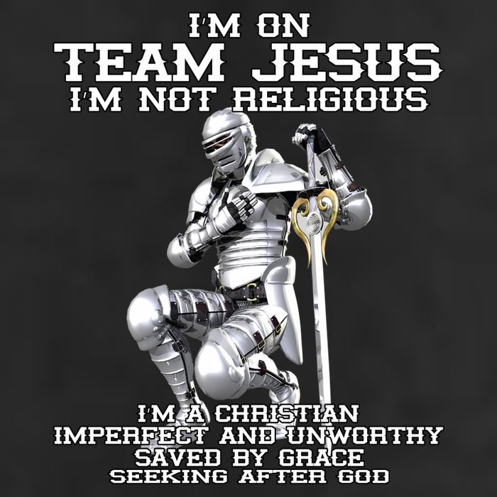 I'm On Team Jesus 7 Panel Mesh Trucker Snapback Hat
