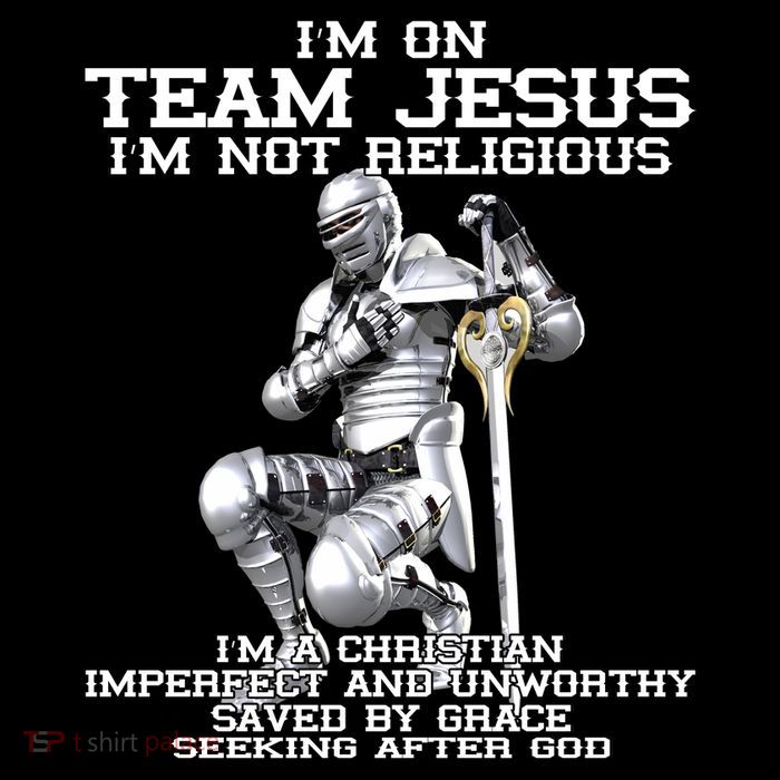 I'm On Team Jesus Button