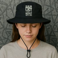 I'm On The Naughty List And I Regret Nothing Legacy Cool Fit Booney Bucket Hat