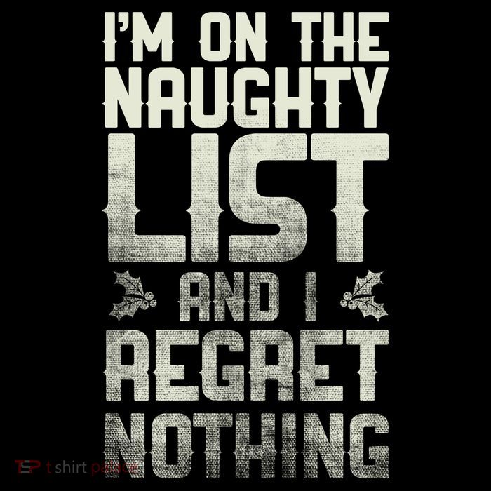 I'm On The Naughty List And I Regret Nothing Short Acrylic Beanie