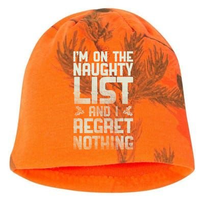 I'm On the Naughty List and I Regret Nothing  Kati - Camo Knit Beanie