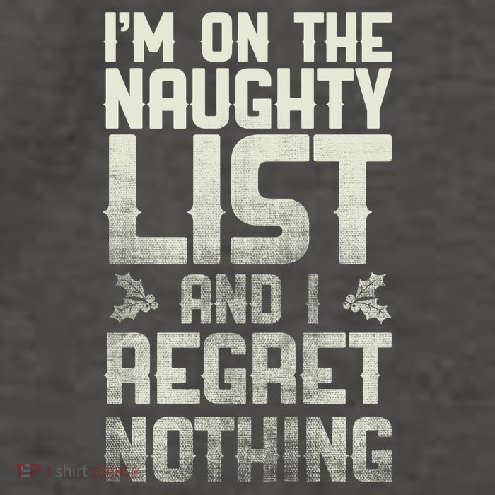 I'm On the Naughty List and I Regret Nothing  Vector Backpack